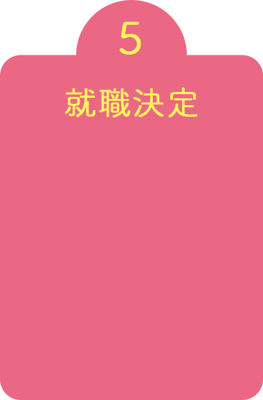 就職決定